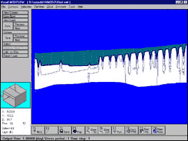 Пример расчета дренажа в программе VISUAL MODFLOW